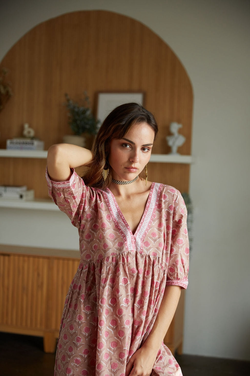 indian block printed cotton voile dress - The Fox and the Mermaid