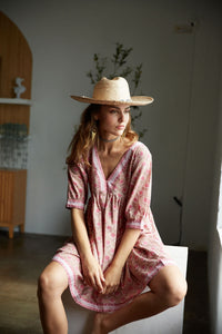 pink flirty summer dress - The Fox and the Mermaid