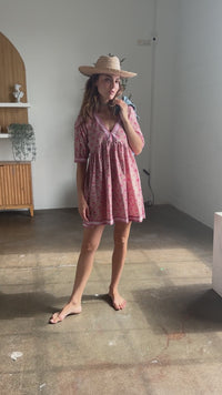 pink mini dress video