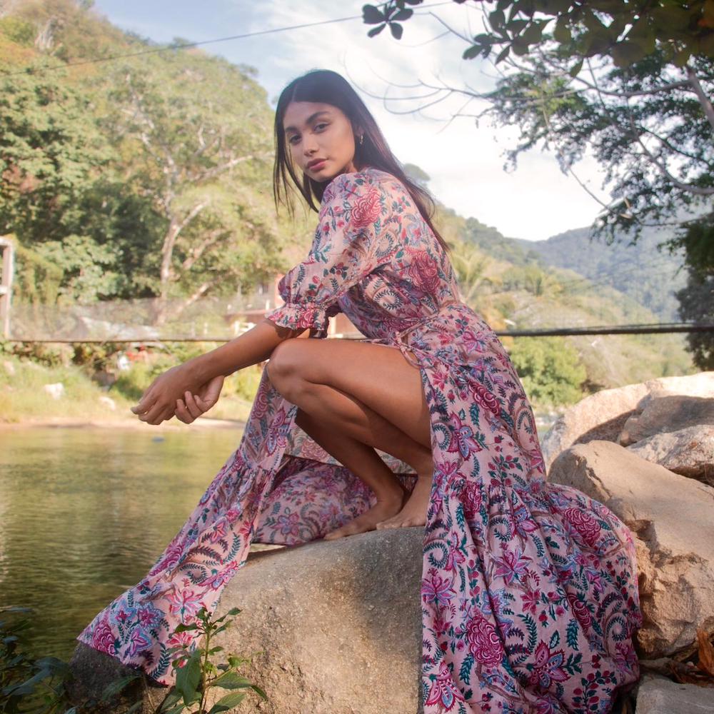 emmaline maxi dress for love and lemons For Love & Lemons Emmaline Maxi Dress