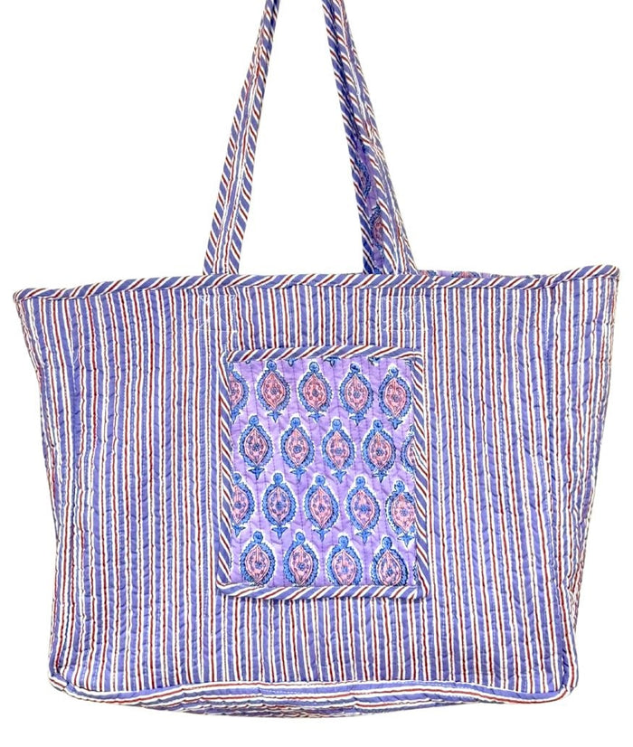 lavender reversible bag - The Fox and the Mermaid