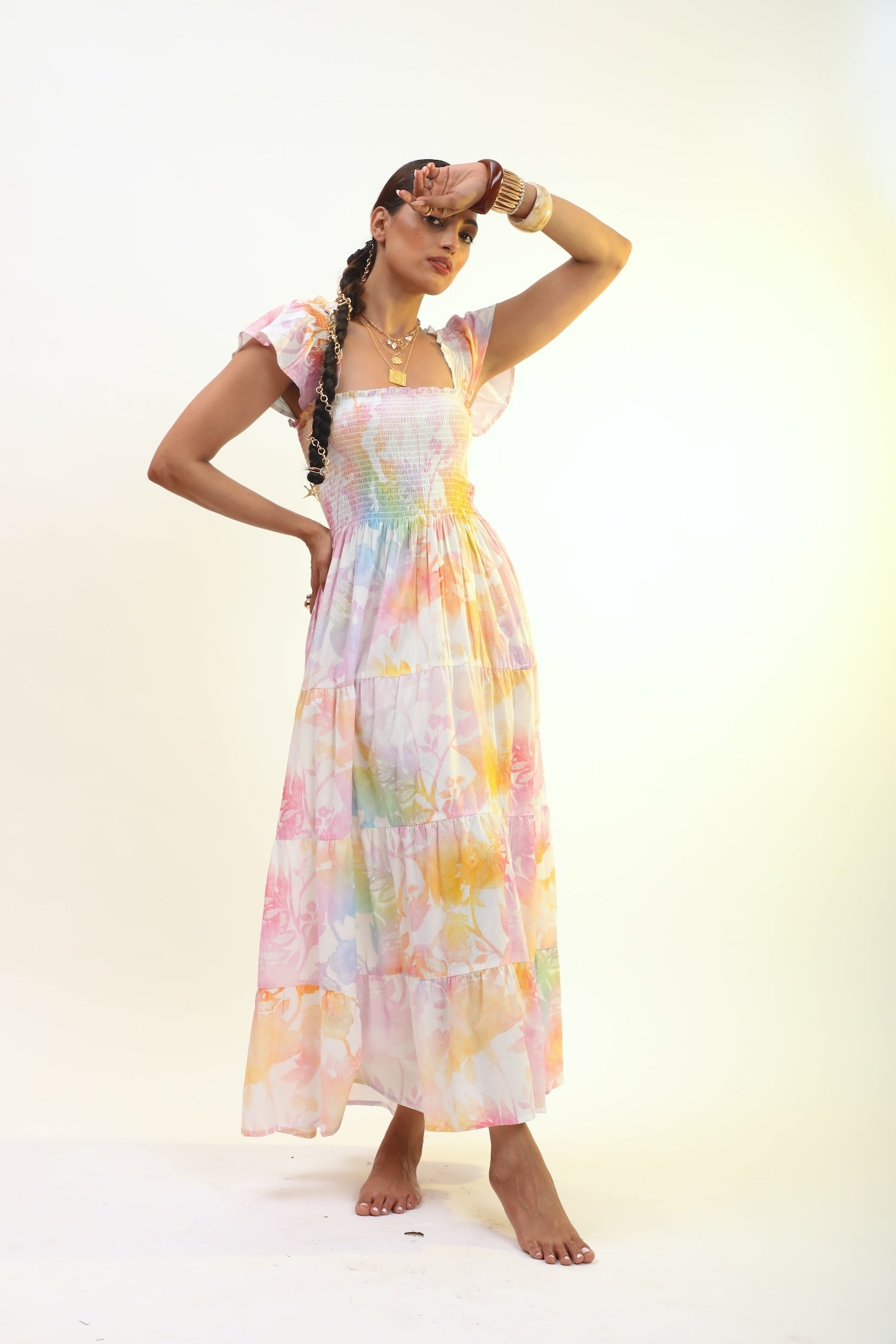 rainbow smock dress - The Fox and the Mermaid