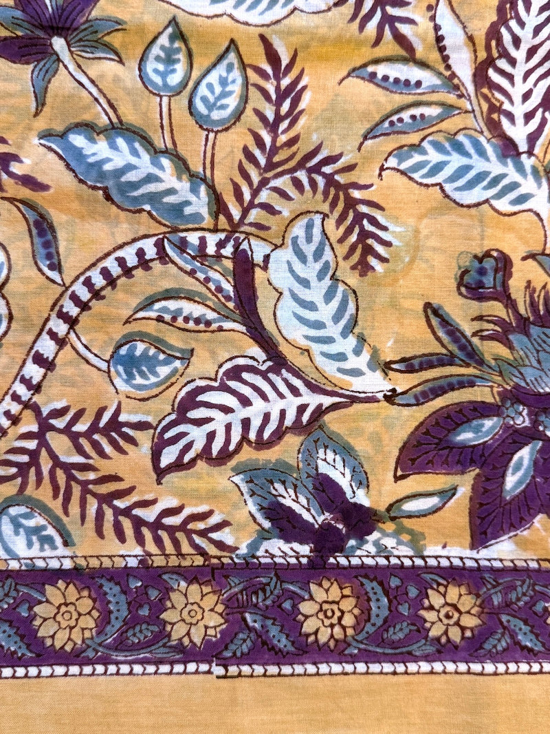 block printed sarong details - The Fox and the Mermaid