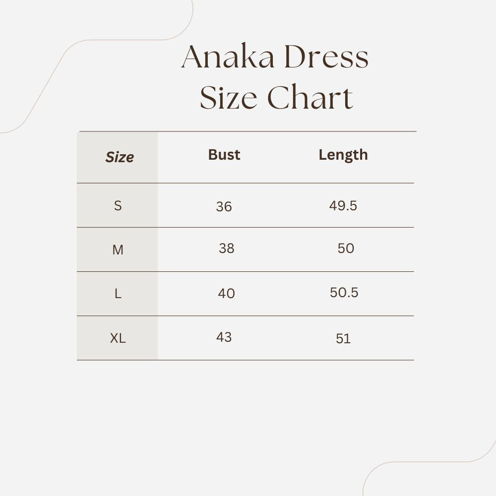size chart in inches