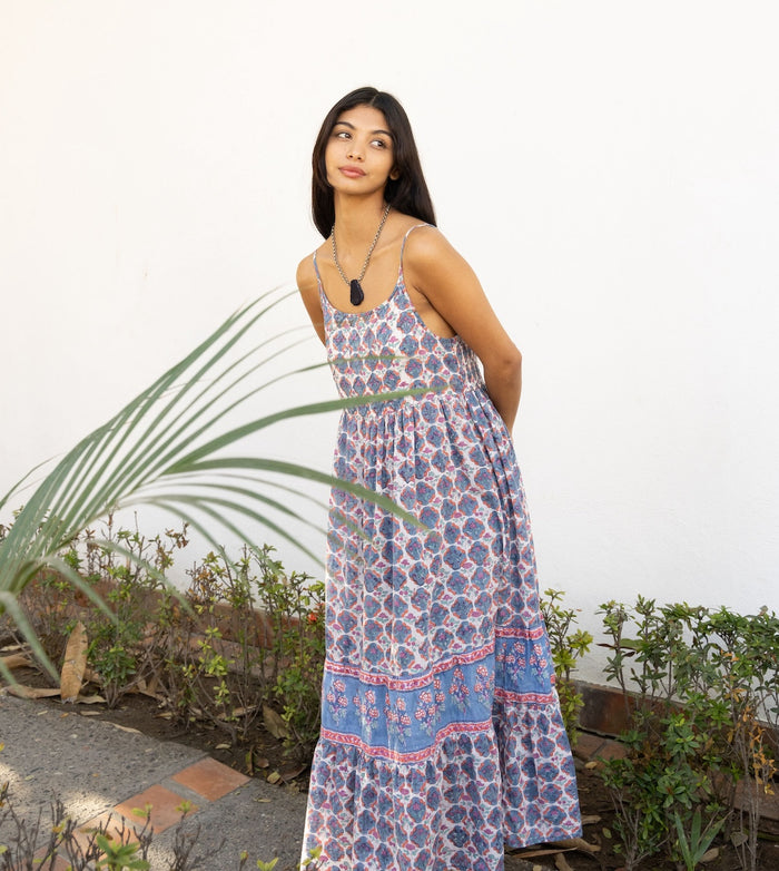 indian hand printed smock dress - The Fox and the Mermaid