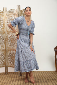 indian double sleeve dress - the fox and the mermaid