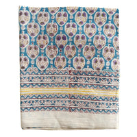 cotton block printed beacj cover up