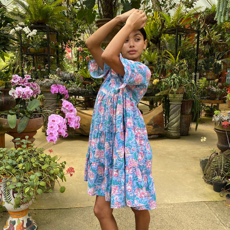 indian block printed dress - The fox and the Mermaid