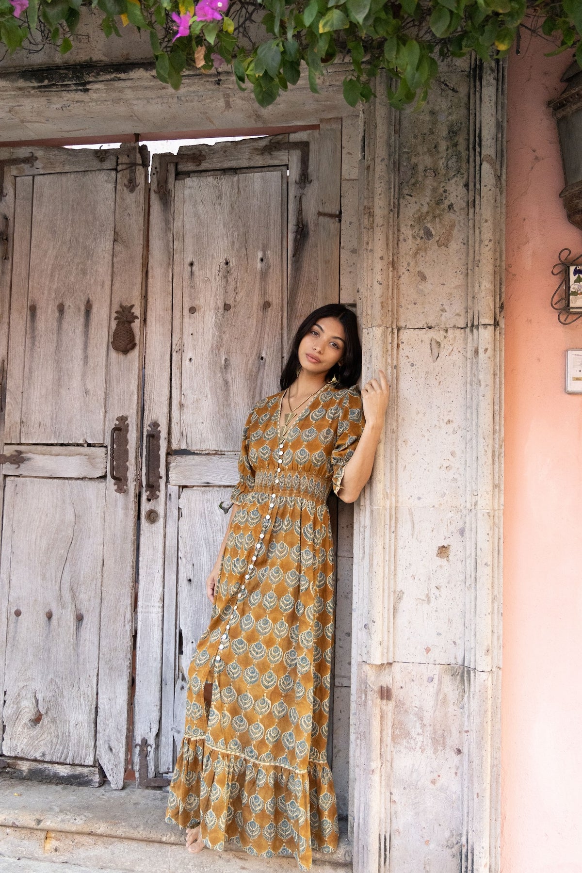 Tatiana Dress: Ochre S Tatiana Dress: Ochre S