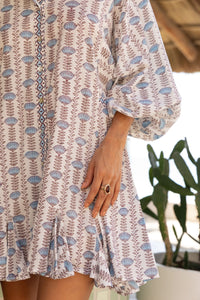 pleated hem detail  - The Fox and the Mermaid

