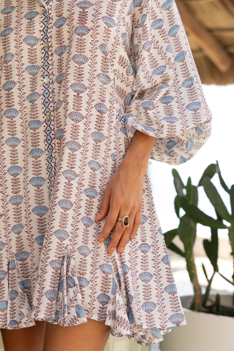 pleated hem detail  - The Fox and the Mermaid
