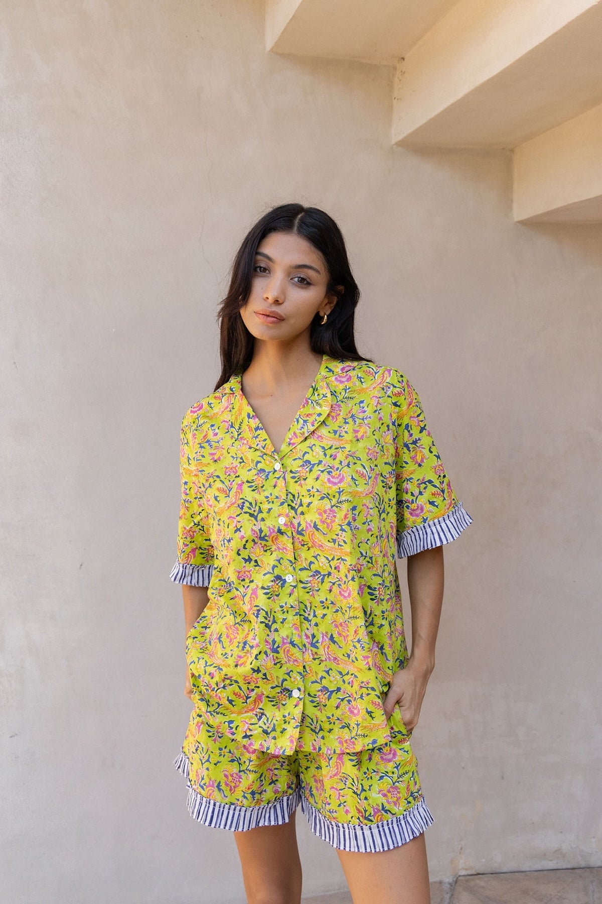 green indian pj set - The Fox and the Mermaid