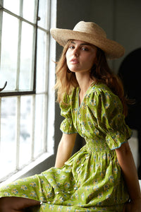boho maxi dress olive green - the fox and the mermaid