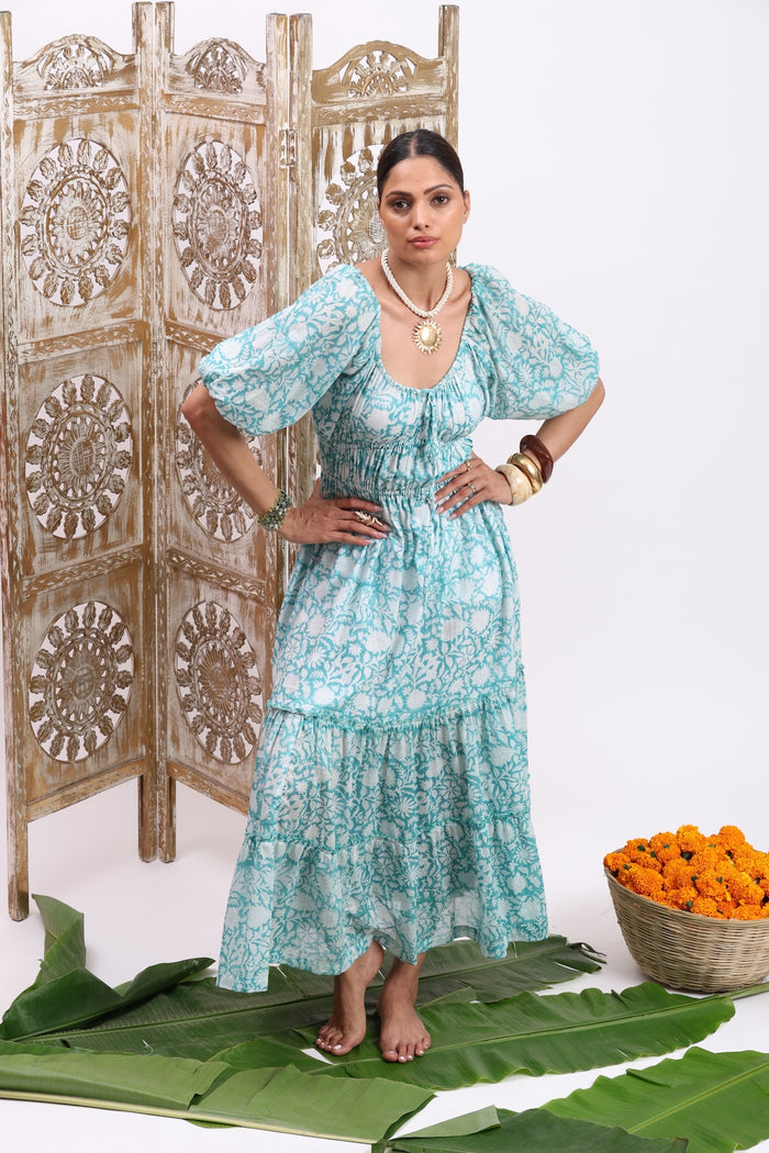 mint green indian maxi 
- The Fox and the Mermaid