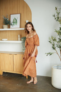 indian hand printed dress - The Fox and the Mermaid