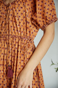 detail of border on dress - The Fox and the Mermaid