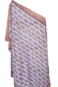 coral block printed sarong - The Fox and the Mermaid