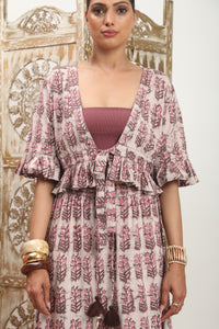 HAND PRINTED NATURAL DYE SET  - THE FOX AND THE MERMAID
