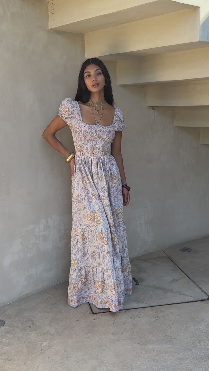Paloma Dress: Buttermilk