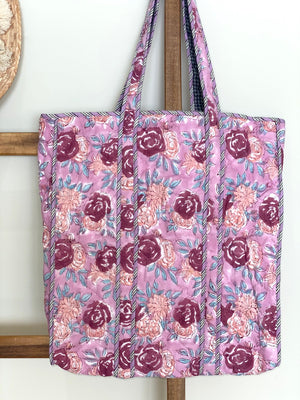 close up of reversible bag  - The Fox and the Mermaid