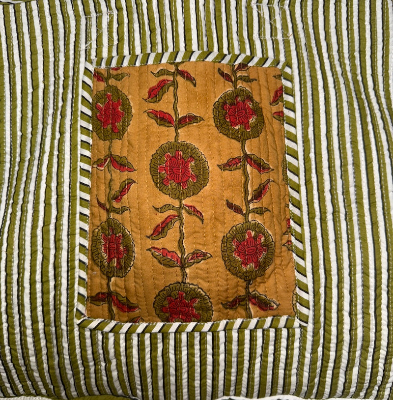 pocket on cotton bag