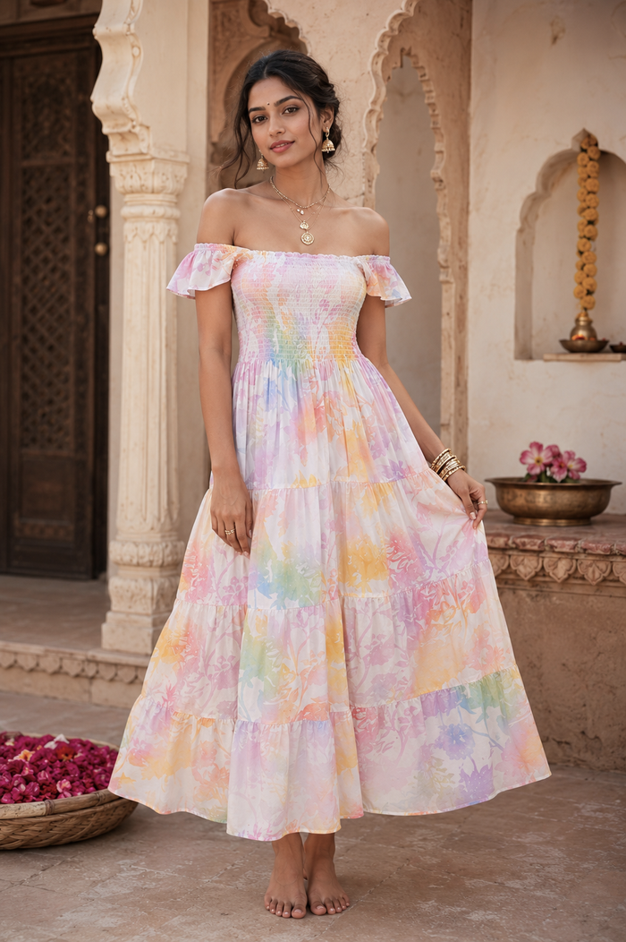 hot pink quince dress Chic & Modern Ball Gown Off Shoulder Sweetheart Neck Tulle Quinceanera Princess Evening Party Gown For Sweet 16 Dress where making a glamorous pattern_Pink Flower SIZE:ONESIZE 4-16/18 Long Sleeve Silk Dresses