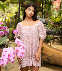 floral mini dress  - The Fox and the Mermaid