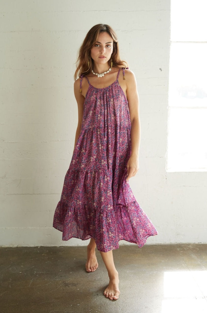 long strappy dress with bells - The Fox and the Mermaid