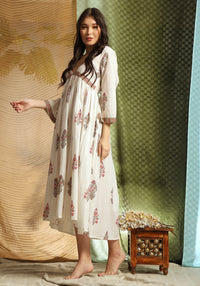 block printed bhopali style dress - The Fox and the Mermaid