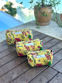 yellow makeup bags - The Fox and the Mermaid
