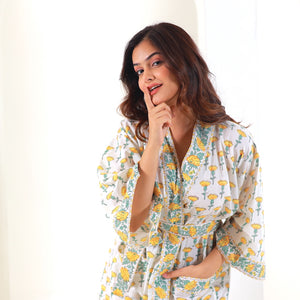 womens robe from india - The Fox and the Mermaid