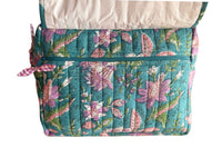 hidden zippered pocket on travel pouch