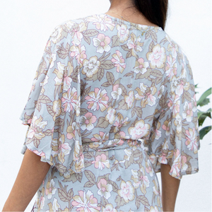 back view wrap dress - The Fox and the Mermaid