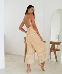 open back jumpsuit with adjustable straps