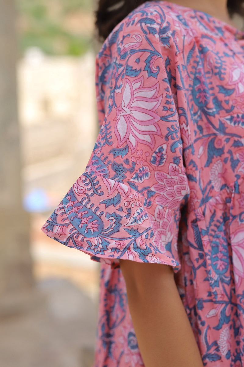sleeve detail on dress  - The Fox and the Mermaid