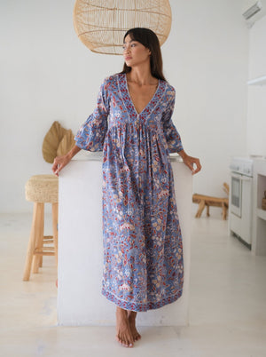 indian block printed dress - The Fox and the Mermaid