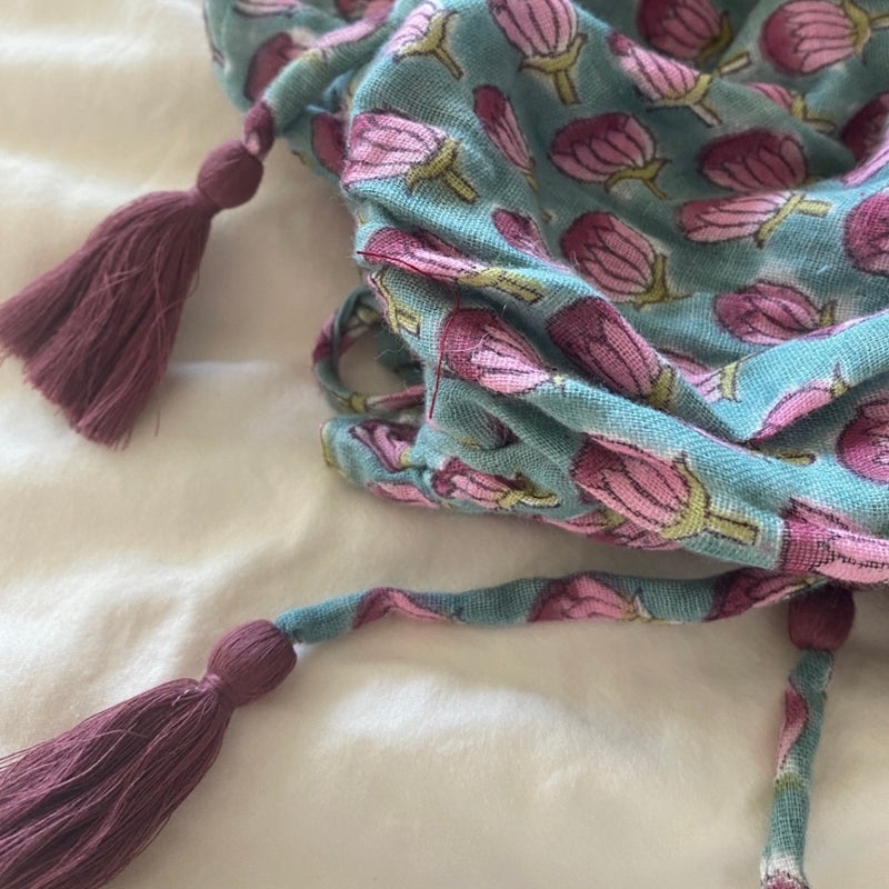 tassel detail - The Fox and the Mermaid