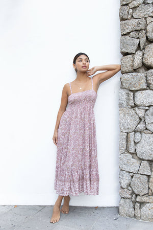 maxi dress with ruffle  - The Fox and the Mermaid