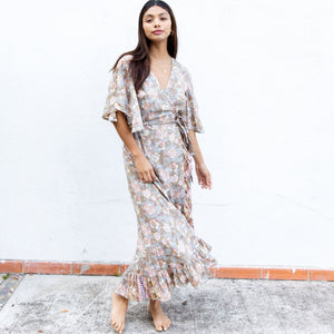 flowy wrap dress  - The Fox and the Mermaid