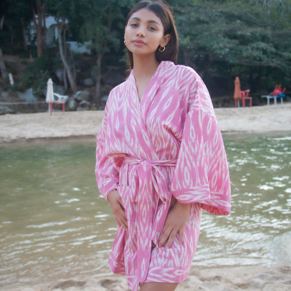 handloom robe - The Fox and the Mermaid