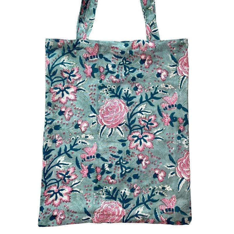 block printed pajama bag - The Fox and the Mermaid