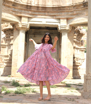 boho style midi dress  - The Fox and the Mermaid