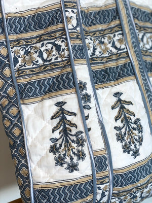 quilted reversible bag  - The Fox and the Mermaid