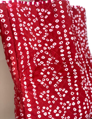 red fabric detail  - The Fox and the Mermaid