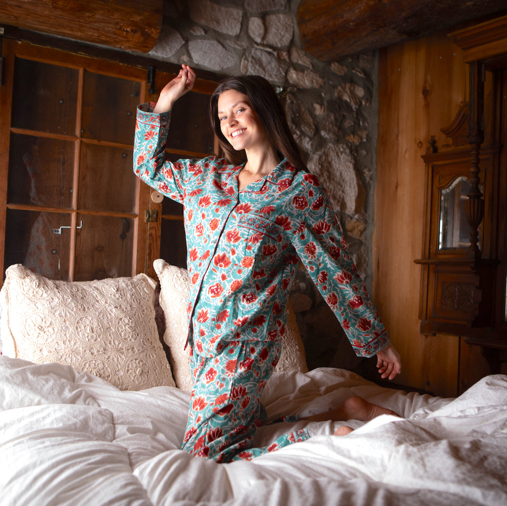 red and green pajamas  - The Fox and the M