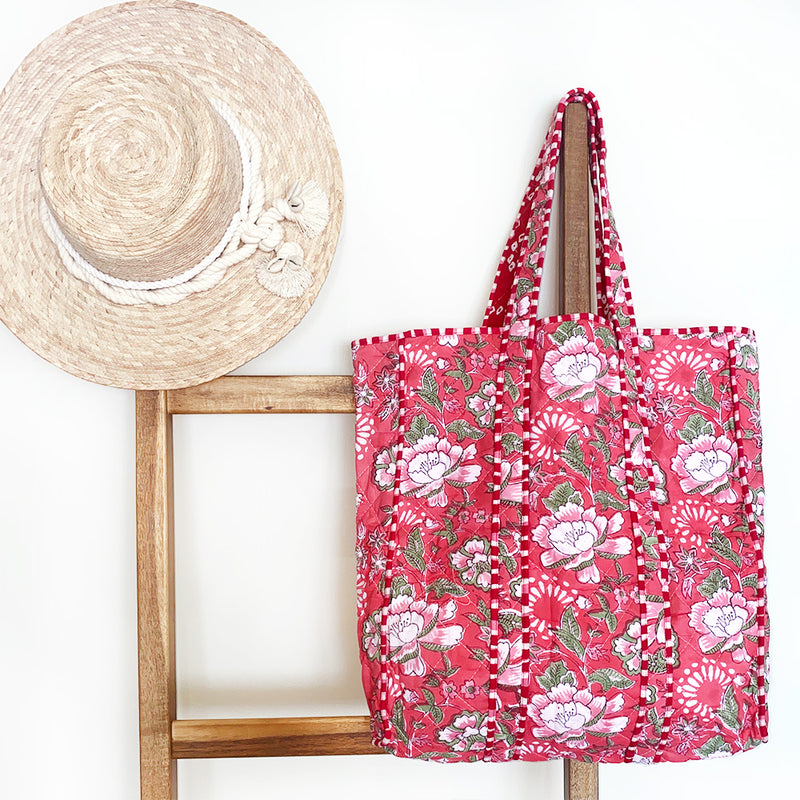 quilted bag  - The Fox and the Mermaid