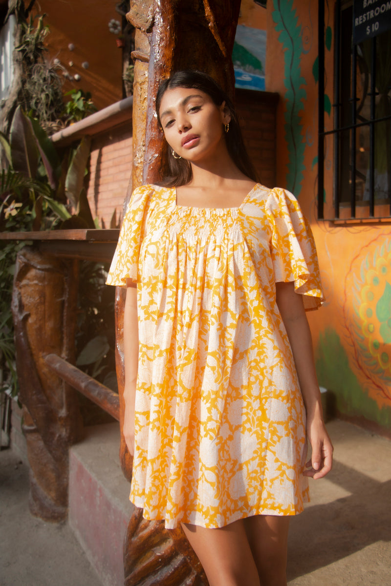 bohemian flutter sleeve mini - The Fox and the Mermaid